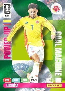 Luis Diaz Colombia Panini FIFA World Cup 2026 Adrenalyn XL Goal Machines #590